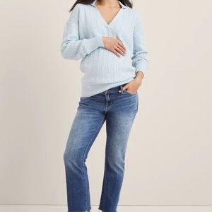 Hatch Crop Maternity Jeans